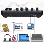SINWE Live Sound Card & DJ Mixer for Podcasting