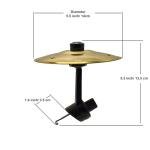 Duocheer® Mini Drum Crash Cymbal for Car Vent
