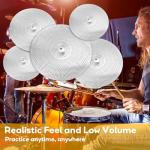 YOUEON 5-Piece Low Volume Cymbal Set