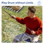 Electric Air Drumsticks with RGB Motion Sensing