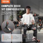 VEVOR 32-Kit Electric Drum Set with Mesh Pads