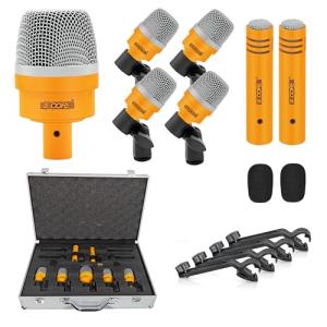5 CORE Professional 7-Piece Drum Mic Kit