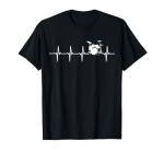 Heartbeat T-Shirt for Drummers & Percussionists in Drums