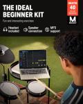Donner DED-80 Electronic Drum Set with Mesh Pads