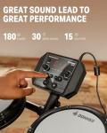 Donner DED-80 Electronic Drum Set with Mesh Pads