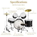 Eastar 22-Inch Full Size Drum Set with Cymbals