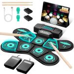 CAHAYA Portable 9-Pad Electronic Drum Set