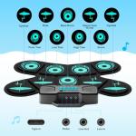 CAHAYA Portable 9-Pad Electronic Drum Set