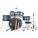 Senfot 5-Piece Beginner Drum Set in Blue
