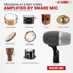 5 CORE Snare Microphone with Copper Finish XLR
