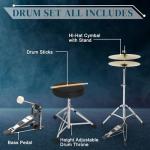 Ktaxon 22" 5-Piece Drum Set for Beginners