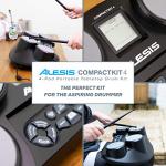 Alesis CompactKit 4 Electric Drum Set – 70 Sounds