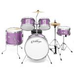 Ashthorpe 5-Piece Junior Drum Set - Purple