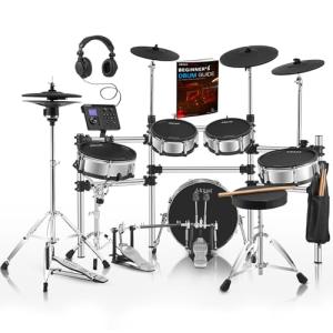 AKLOT Electric Drum Set with Full Mesh Pads