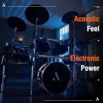 AKLOT Electric Drum Set with Full Mesh Pads