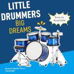 Ktaxon 5-Piece Junior Drum Set for Beginners