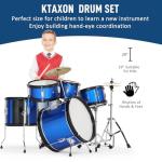 Ktaxon 5-Piece Junior Drum Set for Beginners