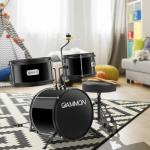 Gammon Junior 3-Piece Drum Set - Black
