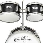 Ashthorpe 5-Piece Junior Drum Set with Brass Cymbals