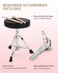 Eastar 3-Piece 14'' Kids Drum Set - Red