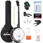 5-String Acoustic Electric Banjo Starter Kit