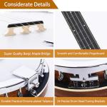 5-String Acoustic Electric Banjo Starter Kit