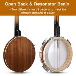 5-String Acoustic Electric Banjo Starter Kit