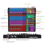 K-mxerpro 8 Channel Audio Mixer with USB Interface