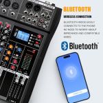 K-mxerpro 8 Channel Audio Mixer with USB Interface