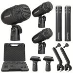 Depusheng 5-Piece Drum Microphone Kit with Cables