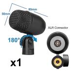Depusheng 5-Piece Drum Microphone Kit with Cables