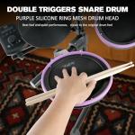 VANPHY Electronic Drum Kit for Beginners with Mesh Pads