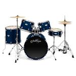 Ashthorpe 5-Piece Full Size Drum Set - Blue