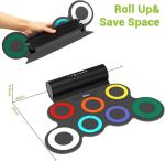 IWORD Roll-Up Electronic Drum Set for Kids