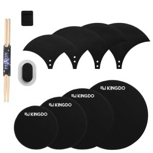 Kingdo Foam Drum Mute Pads Set for All Sizes