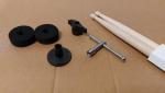 Kingdo Foam Drum Mute Pads Set for All Sizes