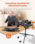 VEVOR Roll-up Electric Drum Set for Kids