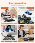 VEVOR Roll-up Electric Drum Set for Kids
