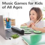 IWORD Roll Up Electronic Drum Set for Kids