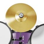 Purple 3-Piece Junior Drum Set for Beginners