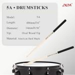 American Hard Maple Drumsticks with Anti-Slip Grip