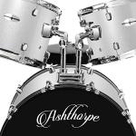 Ashthorpe 5-Piece Full Size Drum Set - Silver