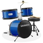 Gammon 3-Piece Blue Drum Set for Kids