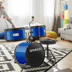 Gammon 3-Piece Blue Drum Set for Kids