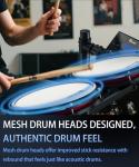 ALLSET 700 Electric Drum Set with Mesh Pads