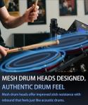 ALLSET 700 Electric Drum Set with Mesh Pads