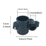 TUOREN Adjustable Drum Rack T Clamp for 1.5" Tubes