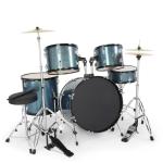 Ktaxon 22" Full-Size 5-Piece Drum Set - Blue