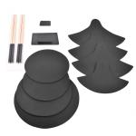 12-Piece Drum Mute Pads and Cymbal Silencers Set