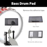 12-Piece Drum Mute Pads and Cymbal Silencers Set